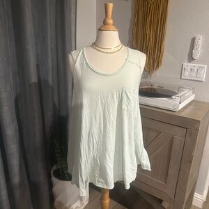 We The Free Light Green Tank Top